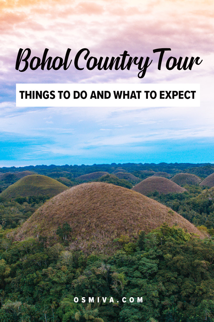 Relaxing Bohol Tourist Spots To Visit On Your Bohol Tour on the Countryside! Check out tips on how to enjoy your trip, with accommodation recommendations in the city plus travel tips for big groups! We have also included an itinerary and fees breakdown for you! #bohol #boholtour #philippines #boholcountrytour #travelguide #boholguide #osmiva