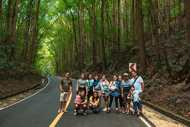 Family at the Man-Made Forest