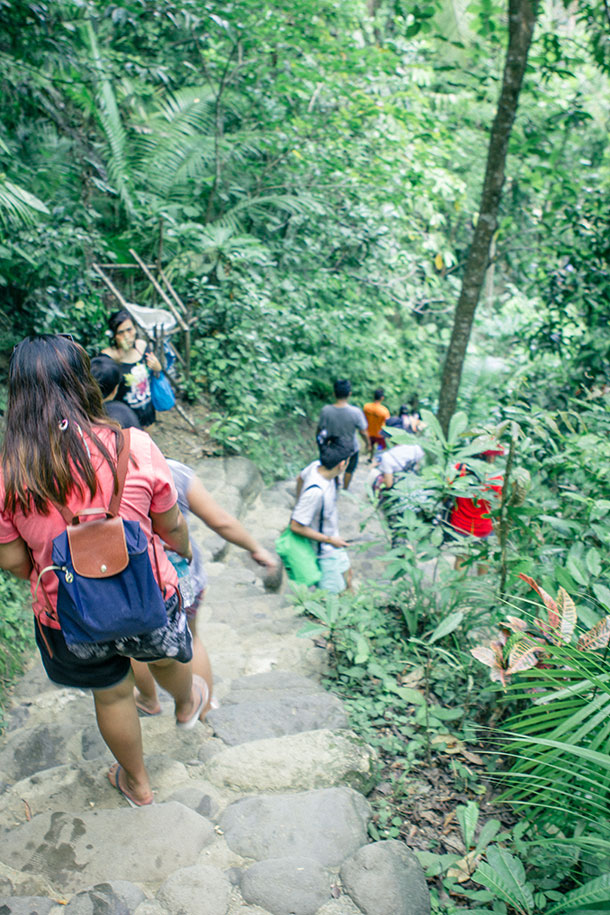 Stairs to the Cambugahay Falls