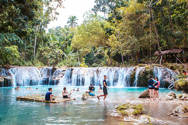 Swimming at the Falls