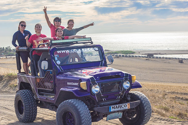 Start of the Paoay Sand Dunes Adventure