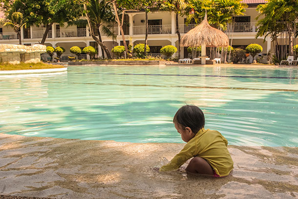 Baby at the Pool