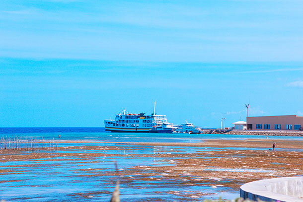 Barge and Boat at the Siquijor Port 