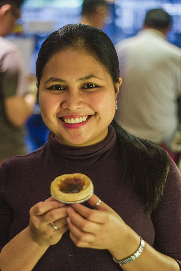 Egg Tart in Binondo