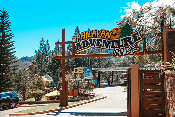 Dahilayan Adventure Park Entrance