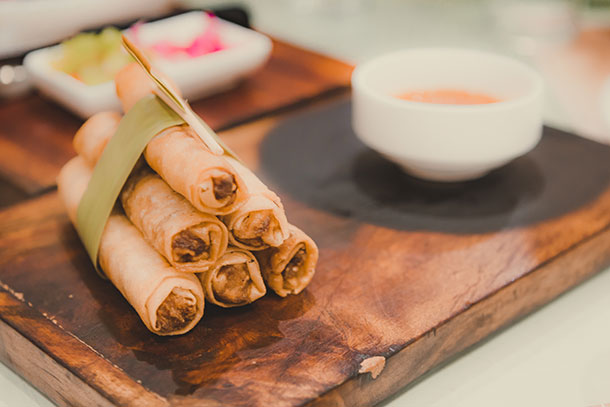 Cucina Higala Lumpia Dish