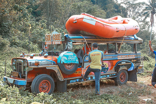 Service Vehicle to the Rapids