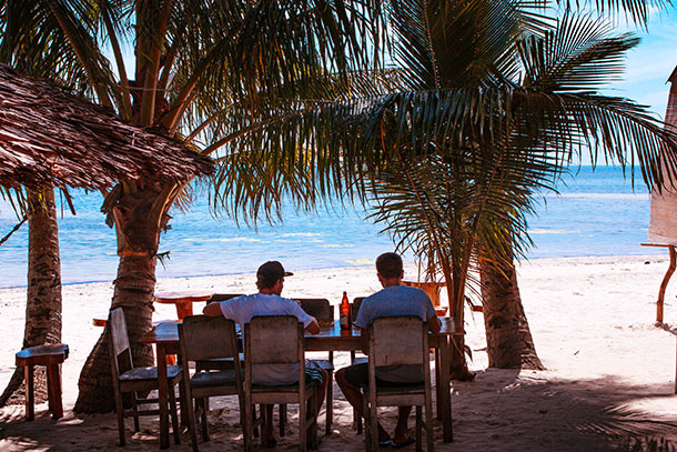 Beachfront Chill Space at the Hostel