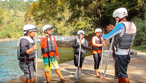 Safety Briefing Before the Rafting