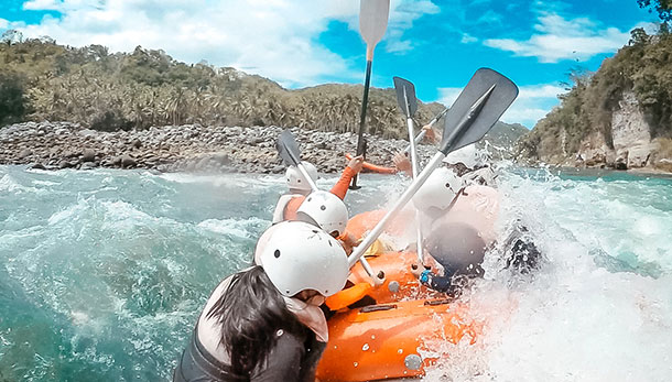 Rapids at the Cagayan De Oro River