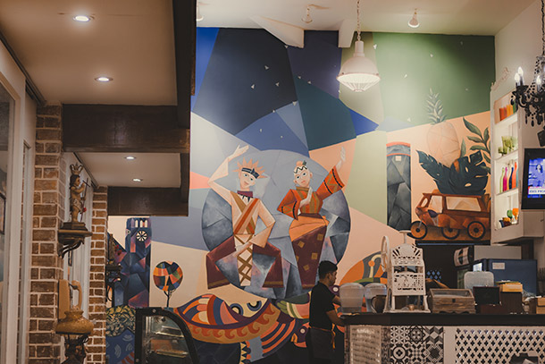 Mural at the Cucina Higala