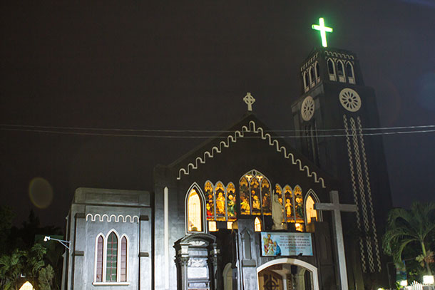 Saint Augustine Metropolitan Cathedral of CDO at night