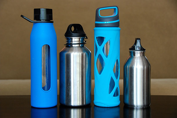 Portable and refillable water bottle