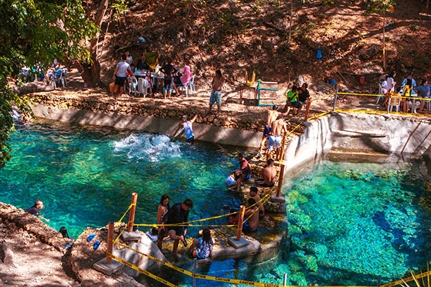 Eating and Drinking Area near the Spring