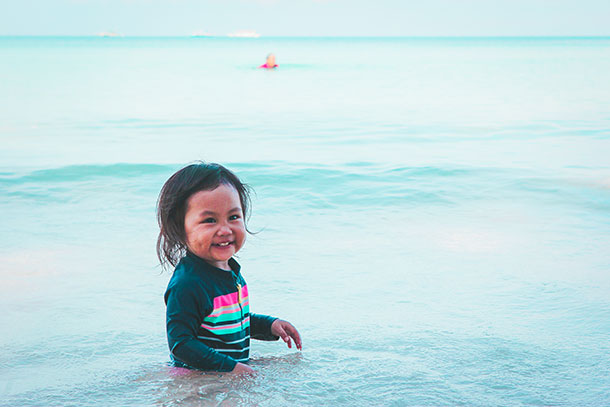 Things to do in Boracay with Kids: Swimming