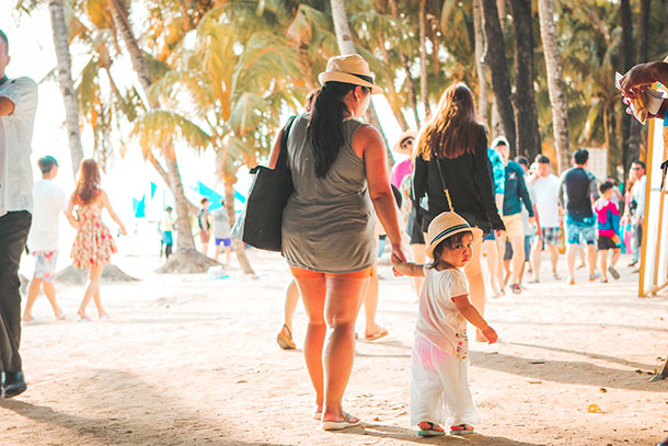 Things to do in Boracay: Walking in Boracay Station 2