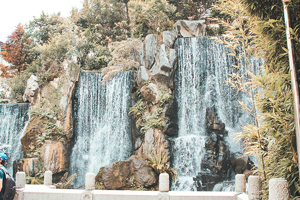 Waterfall Longshan Temple