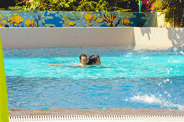 Swimming at the Kiddie Pool