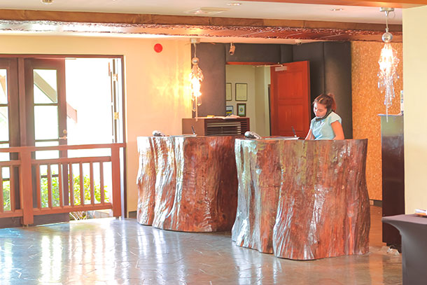 Front Desk at the Resort