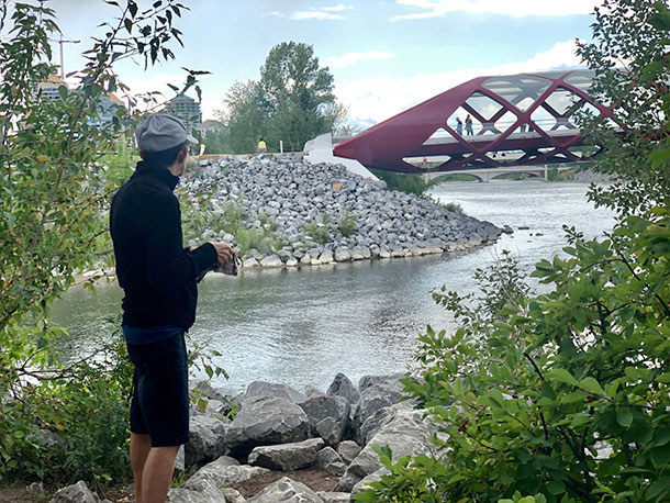 Sightseeing at Prince Island Calgary