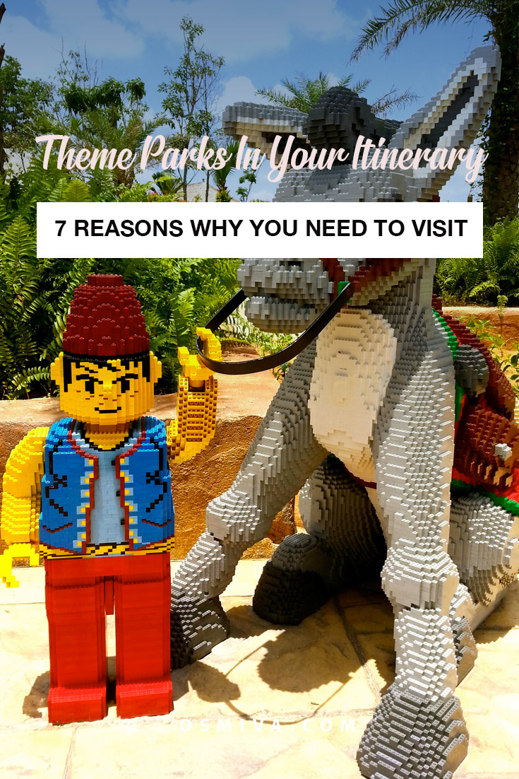 7 Reasons Why You Should Visit Theme Parks at least once in your lifetime. No matter how old or young you are! #themeparks #themeparkstravel #reasonstovisitthemeparks #traveltips #travelinspiration #travelideas
