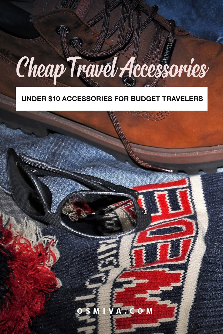 Cheap Travel Accessories You need to have under $10. List of handy accessories for your travels including bags, organizers, accessories and hygiene. #travelaccessories #cheapaccessories #affordableaccessories #travelproducts #tips #packing