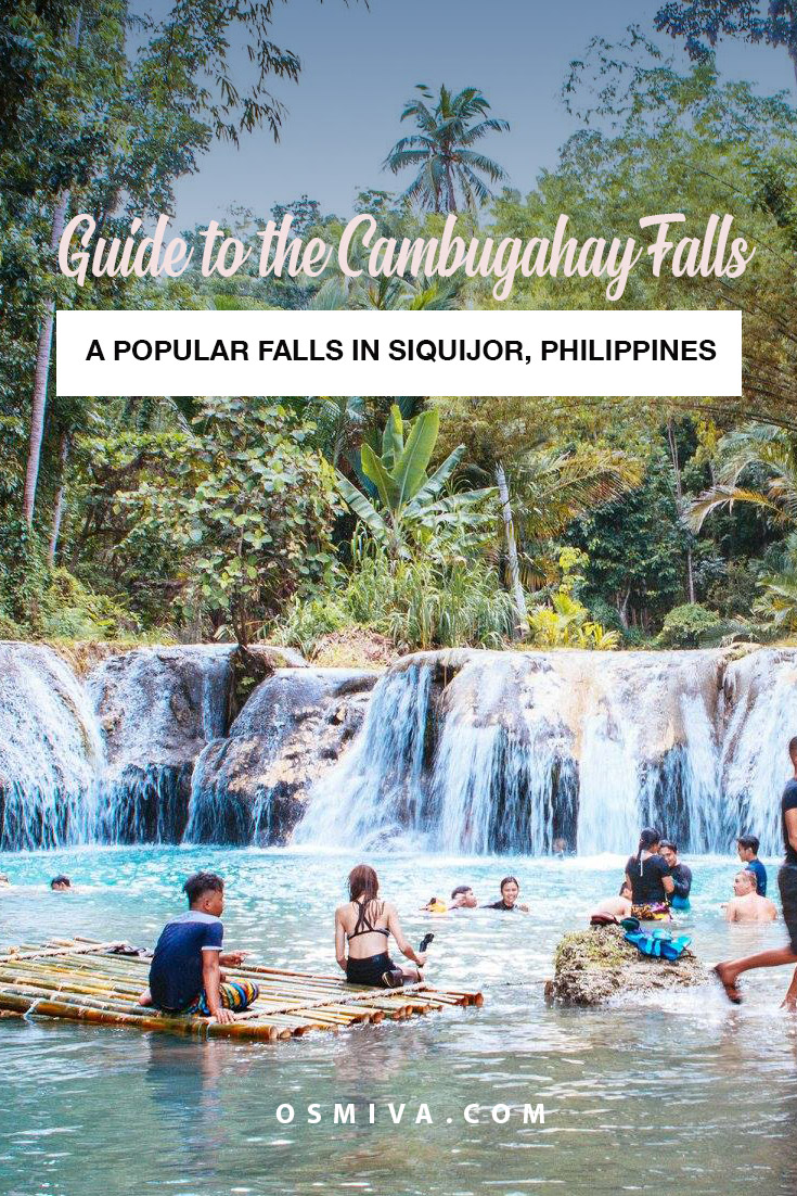 Fun Things to Do at the Cambugahay Falls in Siquijor. Includes guide on how to get here, opening hours and fees. Plus how to enjoy your day trip here. #travelguide #cambugahayfalls #siquijor #philippines #siquijorphilippines #asia #choosephilippines #osmiva #guide #daytrip