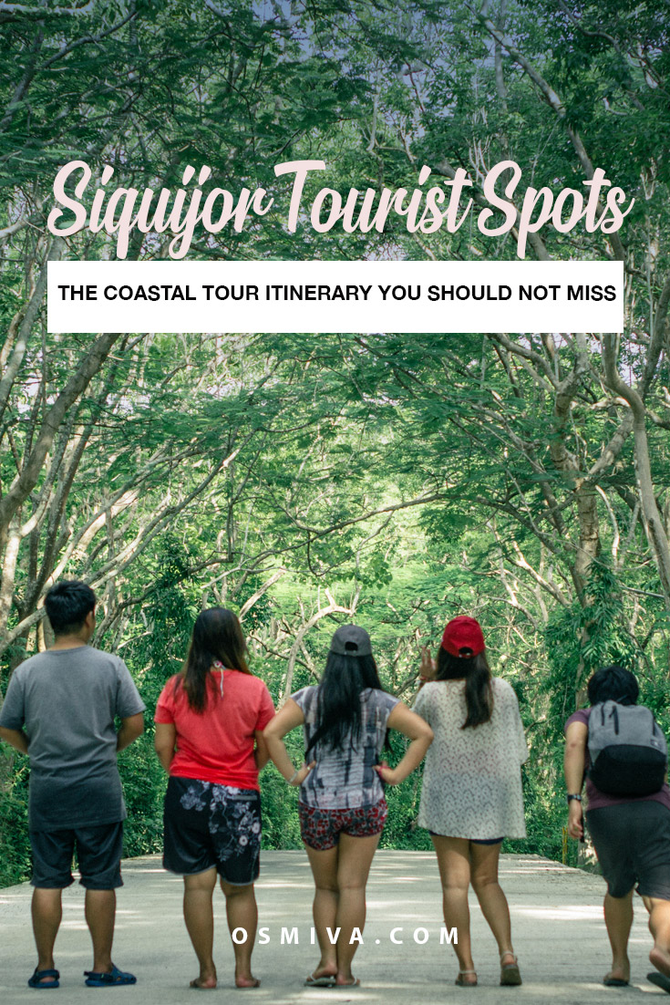 Siquijor Tourist Spots to Visit on a Coastal Tour. List of Siquijor Tourist Spots you'll be visiting when you join the Siquijor Coastal Tour. The tour is a day trip you can enjoy by yourself, or with friends, family, or your partner. Check out the places you'll be visiting as well as what to expect, fees and reminders to make your tour an enjoyable one! #siquijor #philippines #coastaltour #siquijortouristspots #siquijorcoastaltour #visitphilippines #choosephilippines #travelph #asia #osmiva