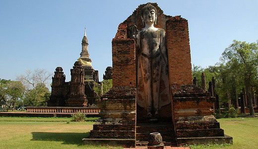 The Main Chedi of Wat Maha That, Sukhothai