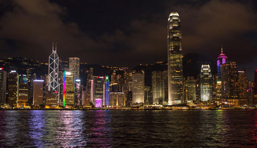 Hong Kong Skyline Night