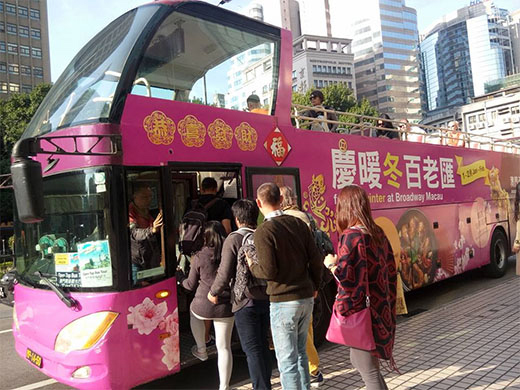 Hong Kong Macau Itinerary: Open Top Bus Macau Sightseeing Tour