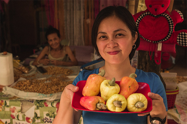 Coron Palawan Town Tour Cashew Harvest