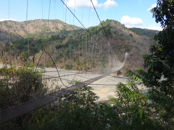 Trekking Mt. Pulag Hanging Bridge