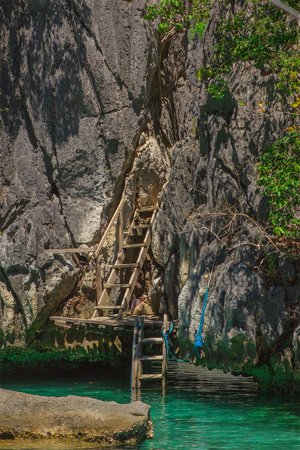 Coron Ultimate Tour Twin Lagoons Ladder