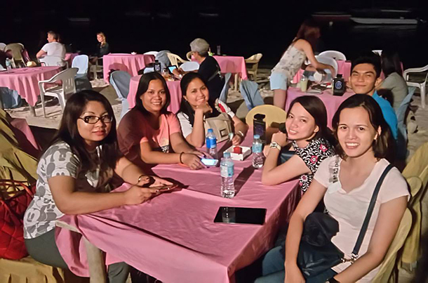 Business Travels Panglao Dinner