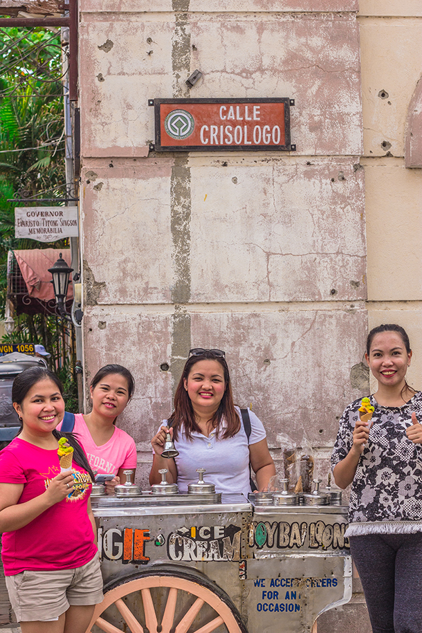 Vigan Tourist Spots: Vigan Dirty Ice Cream