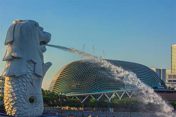 Merlion and Esplanade