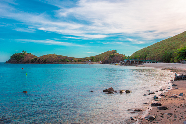 Swimming in the Island's waters