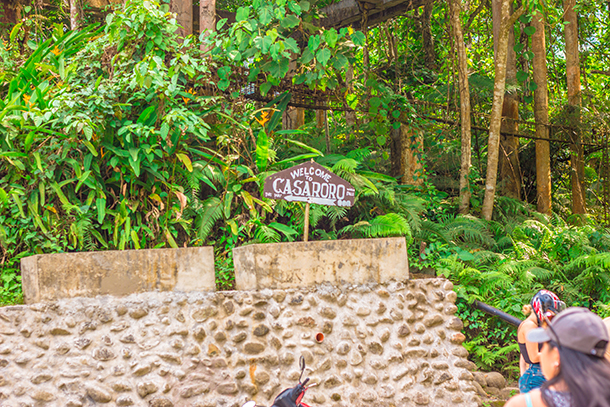 Casaroro Falls Valencia Guide: Entrance of Casaroro Falls