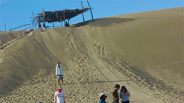 Paoay Sand Dunes: Sand Boarding Area