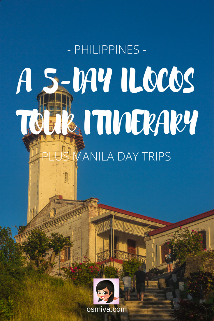 ilocos tour itinerary