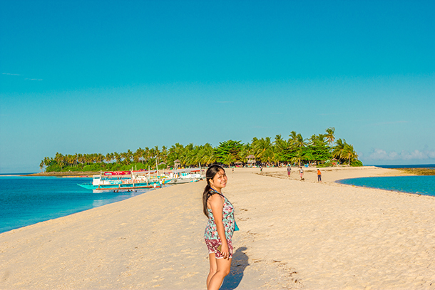 Walking at the Sandbar