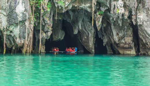 Popular Tourist Spot is the Puerto Princesa Subterranean River National Park