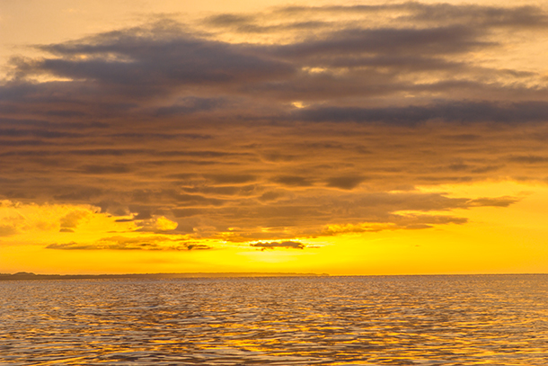 Sunset from the Boat