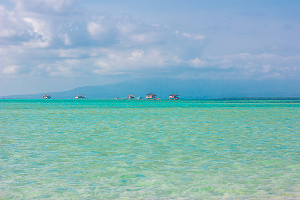 Manjuyod Sandbar: Manjuyod Cottages on High Tide