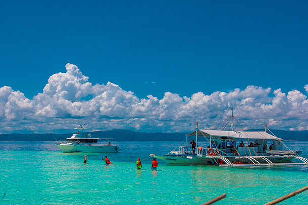 Bohol Island Hopping: South Sandbar at High Tide