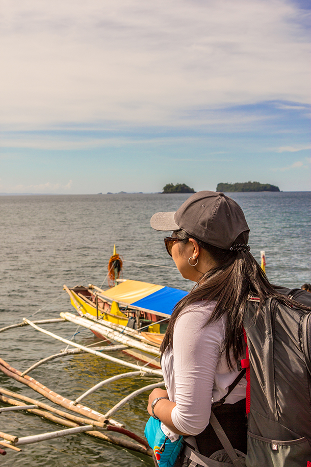 Sambawan Island and Kalanggaman Island Tour: Me Facing the Boats