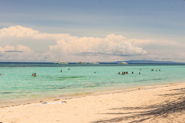 Panglao Bohol: Swimming in Bolod Beach