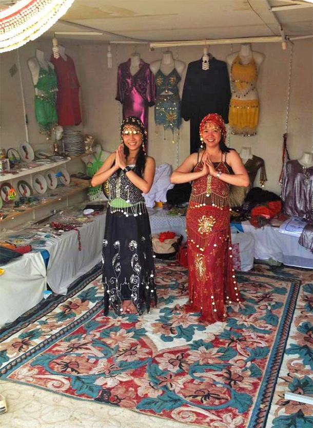 Things to Do Dubai: Wear Traditional Costumes at the Desert Safari Camp