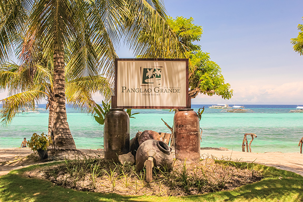 Panglao Resort Review: Panglao Grande Resort Signage